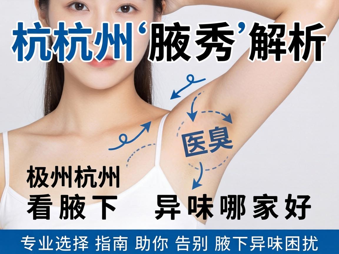 杭州腋秀解析，杭州看腋下异味哪家好，专业选择指南助你告别腋下异味困扰