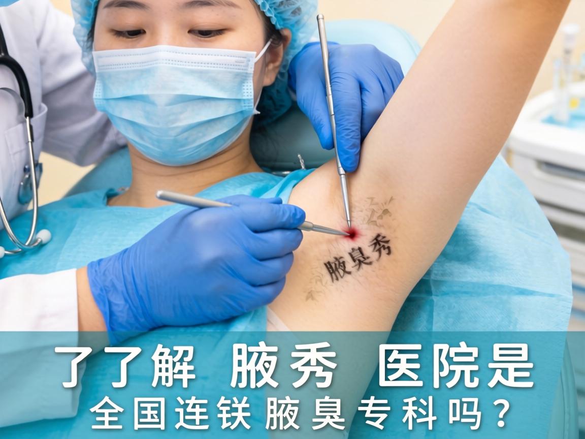 了解腋秀医院，腋秀医院是全国连锁腋臭专科吗？