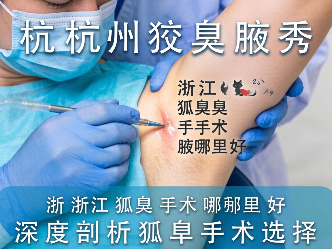 杭州腋秀解析，浙江狐臭手术哪里好，深度剖析狐臭手术选择