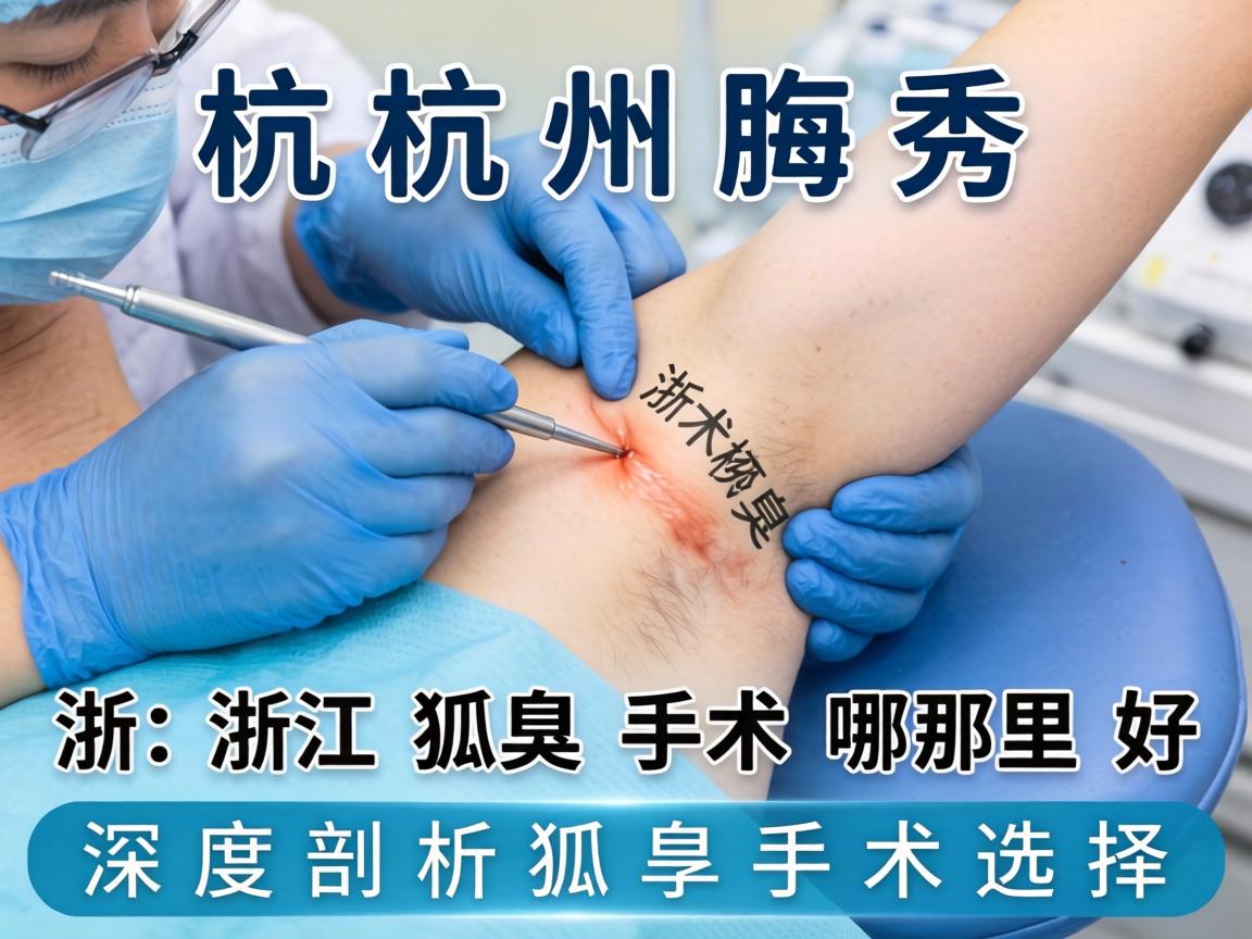 杭州腋秀解析，浙江狐臭手术哪里好，深度剖析狐臭手术选择