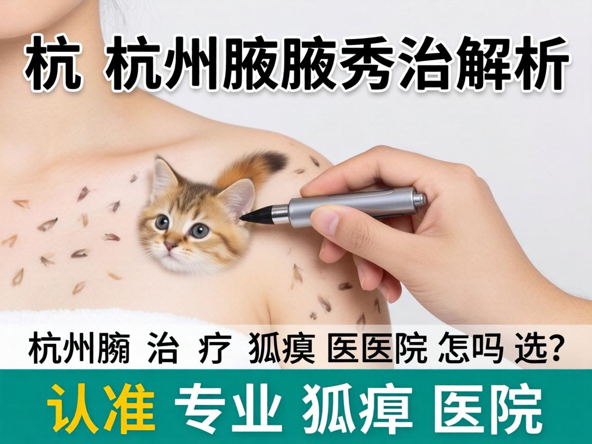 杭州腋秀解析，杭州治疗狐臭医院怎么选？认准专业狐臭医院