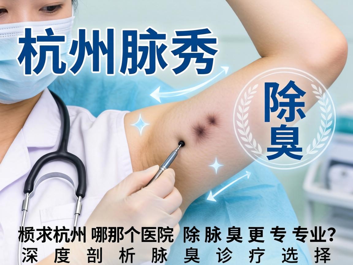 杭州腋秀解析，杭州哪个医院除腋臭更专业？深度剖析腋臭诊疗选择