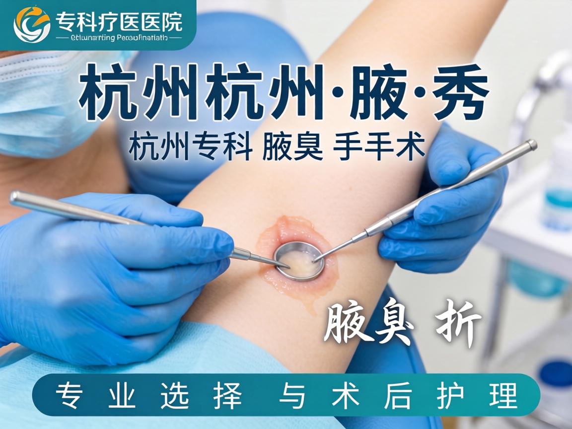 杭州腋秀解析，杭州腋臭手术专科医院的专业选择与术后护理