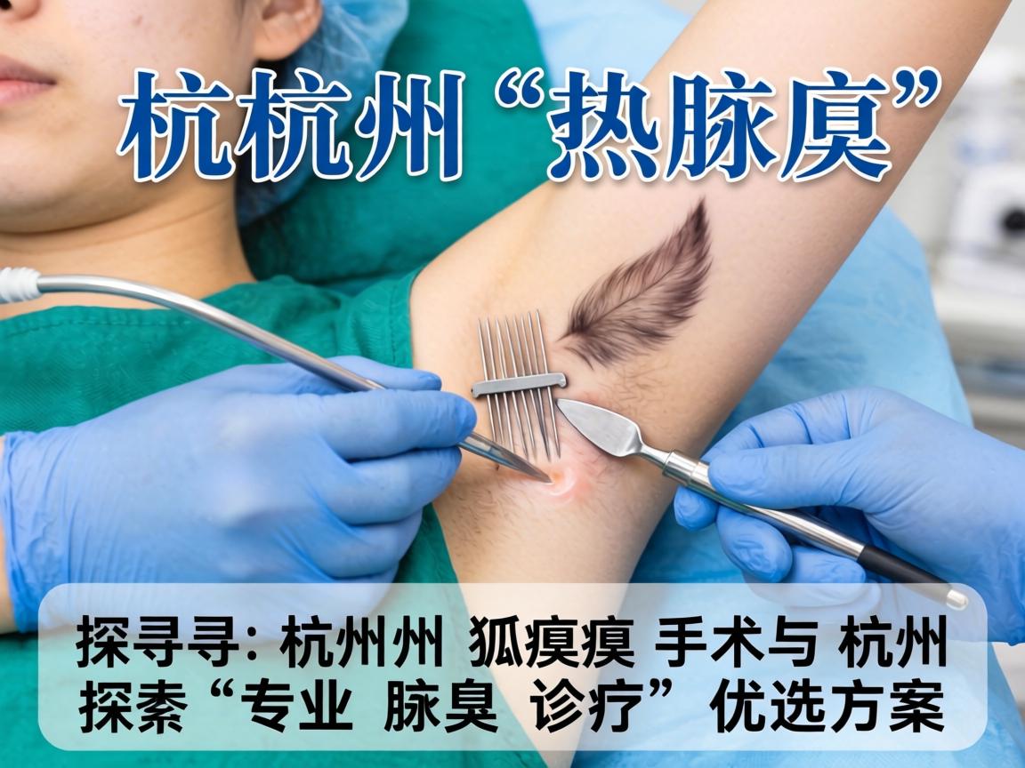 杭州腋秀解析，探寻杭州狐臭手术与杭州专业腋臭诊疗的优选方案