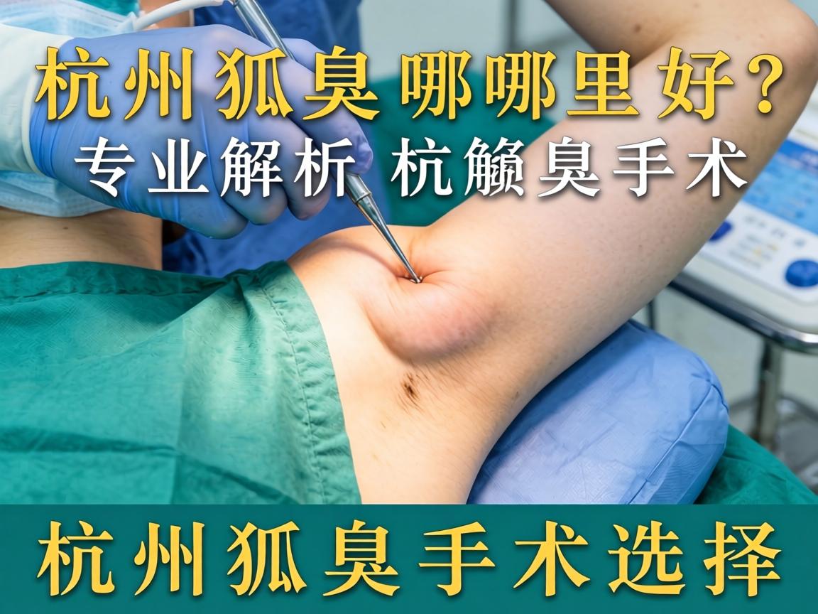 杭州狐臭手术哪里好？专业解析杭州狐臭手术选择