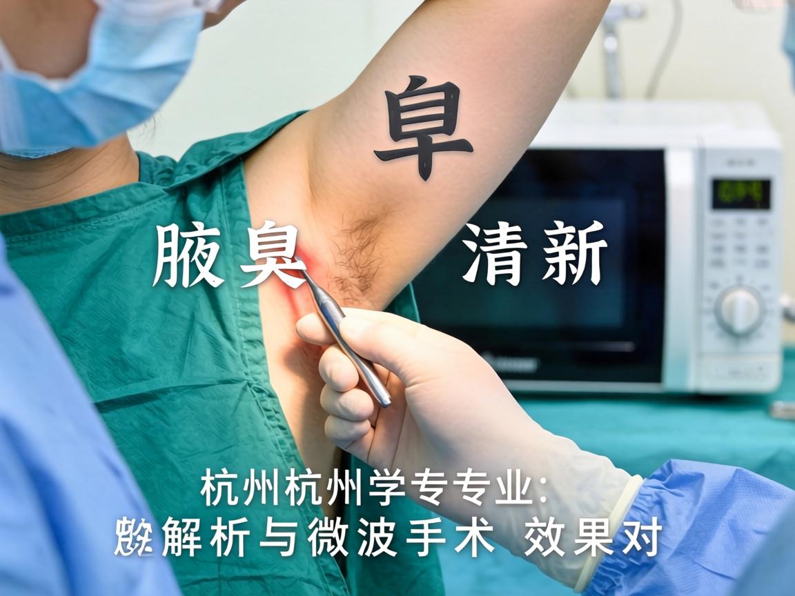 腋臭清新微波手术，杭州专业解析与微波手术效果对比