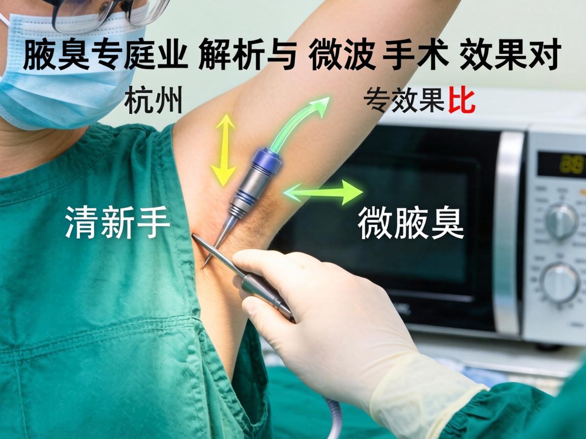 腋臭清新微波手术，杭州专业解析与微波手术效果对比