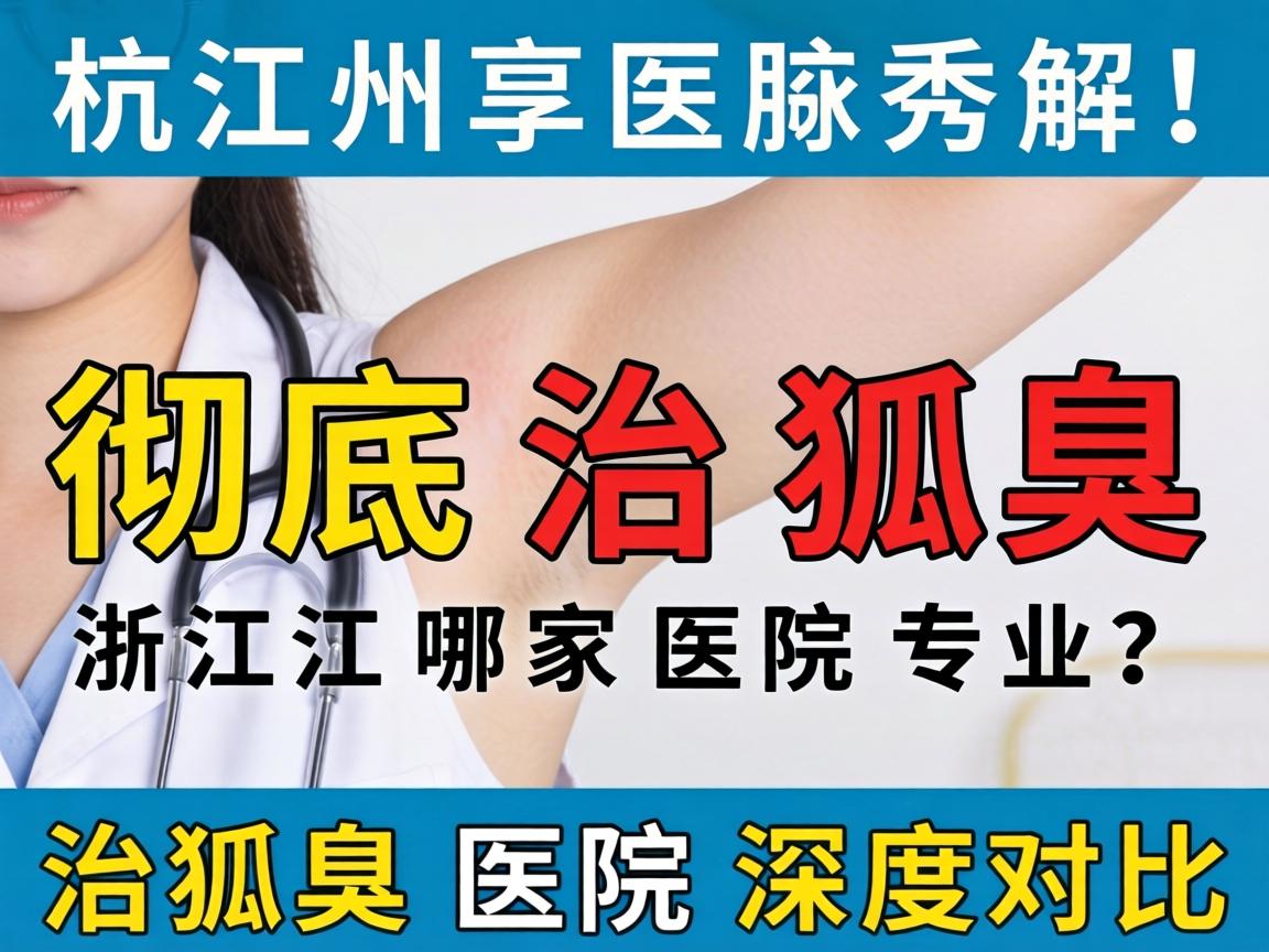 杭州腋秀解析，彻底治狐臭，浙江哪家医院专业？治狐臭医院深度对比