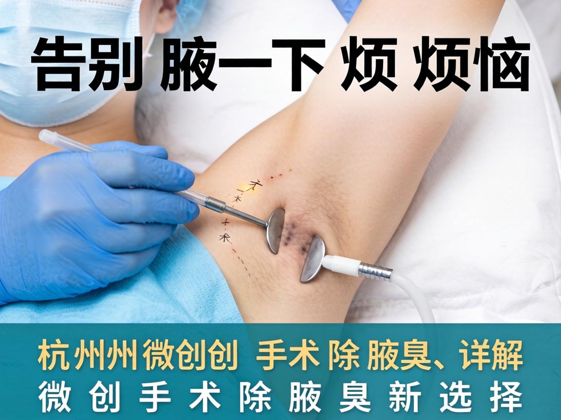告别腋下烦恼，杭州微创手术除腋臭，详解微创手术除腋臭新选择