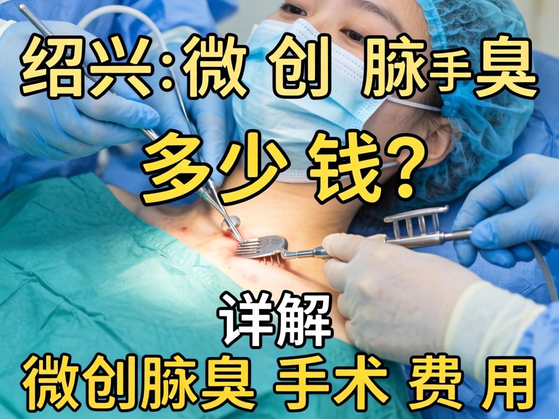 绍兴微创腋臭手术多少钱？详解微创腋臭手术费用