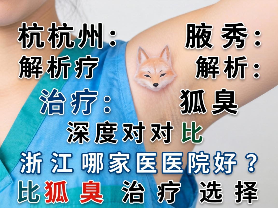 杭州腋秀解析,治疗狐臭浙江哪家医院好?深度对比狐臭治疗选择 杭州腋秀解析,治疗狐臭浙江哪家医院好?深度对比狐臭治疗选择