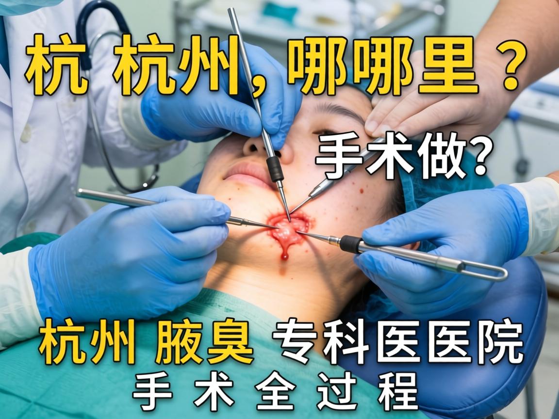 杭州腋臭手术哪里做？详解杭州腋臭专科医院手术全过程