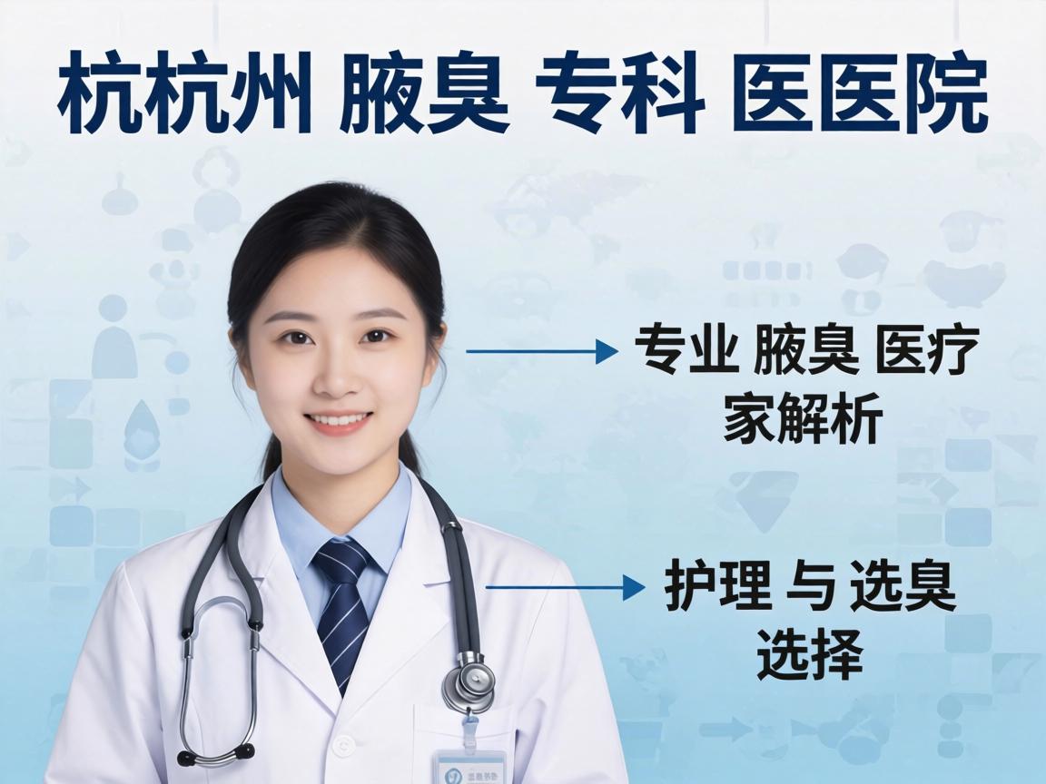杭州腋臭专科医院解析,专业腋臭医疗的护理与选择 杭州腋臭专科医院解析,专业腋臭医疗的护理与选择