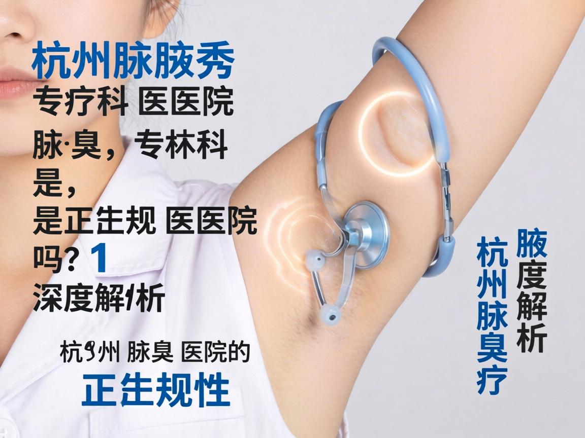 杭州腋秀腋臭专科医院是正规医院吗？深度解析杭州腋臭医院的正规性