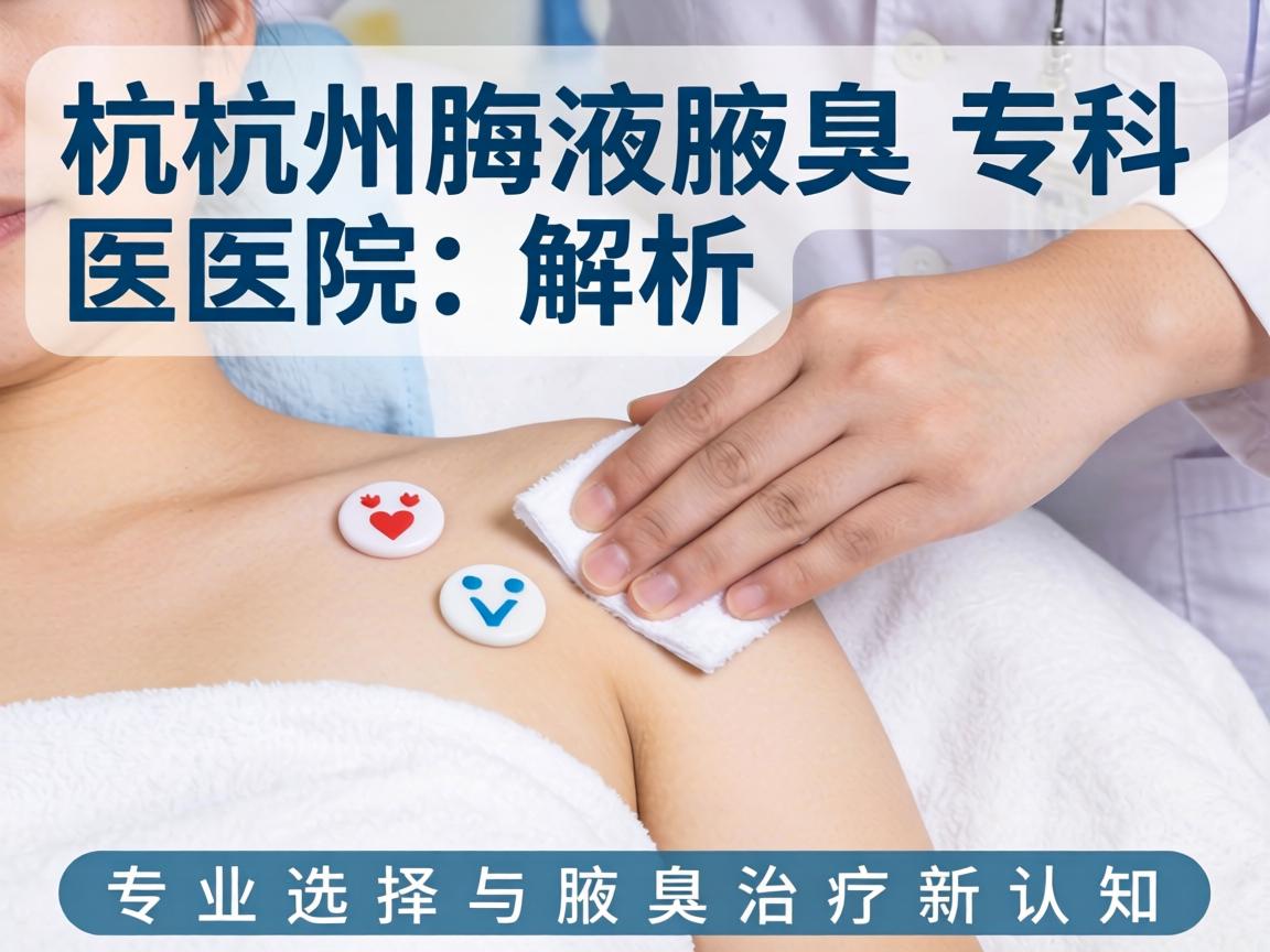杭州腋臭专科医院解析,专业选择与腋臭治疗新认知 杭州腋臭专科医院解析,专业选择与腋臭治疗新认知