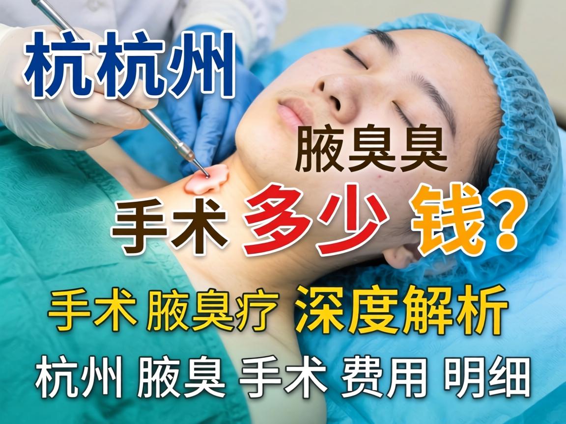 杭州腋臭手术多少钱?深度解析杭州腋臭手术费用明细 杭州腋臭手术多少钱?深度解析杭州腋臭手术费用明细