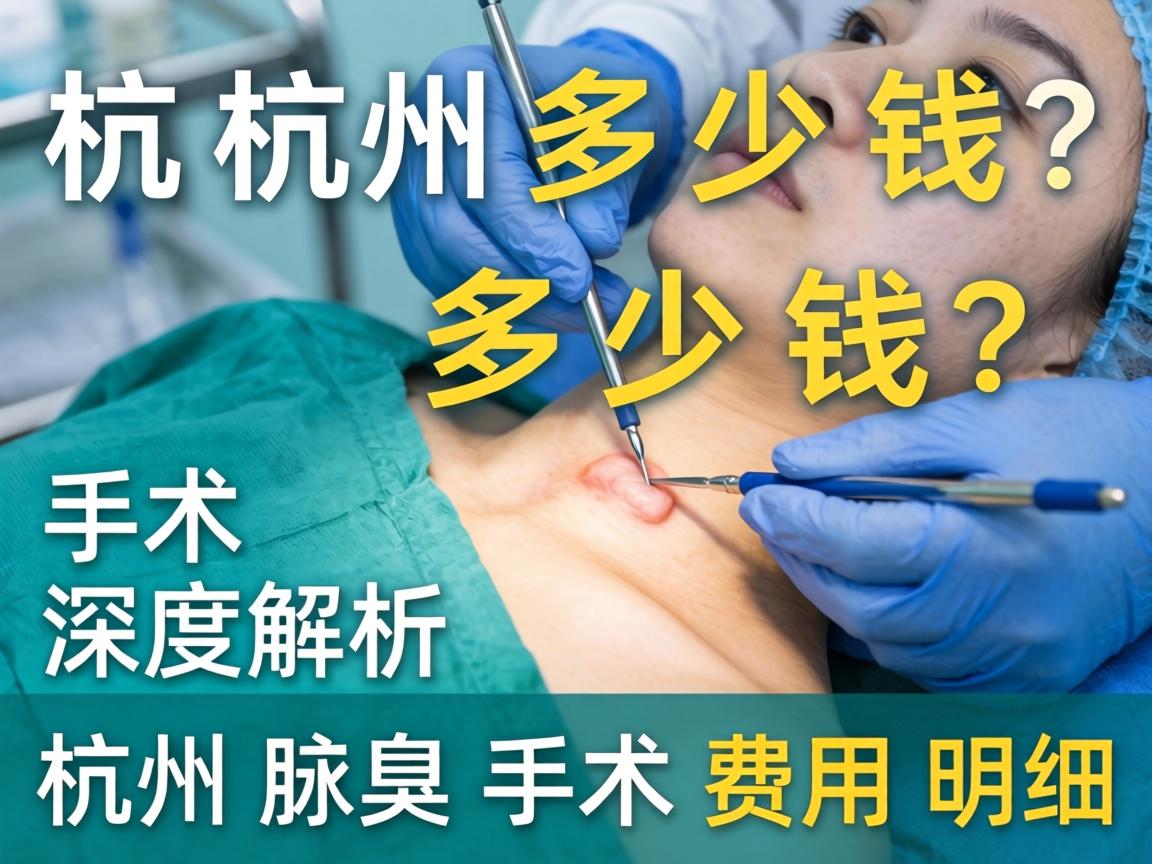 杭州腋臭手术多少钱?深度解析杭州腋臭手术费用明细 杭州腋臭手术多少钱?深度解析杭州腋臭手术费用明细
