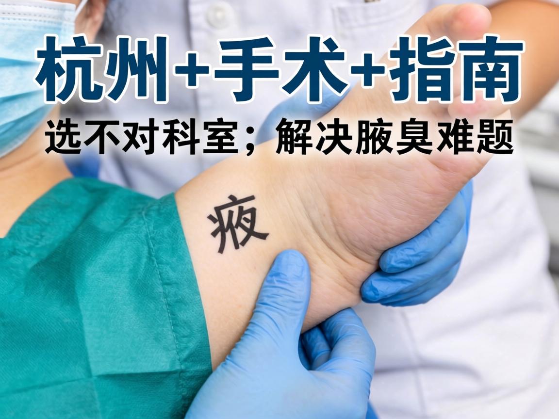 杭州腋臭手术指南,选对科室,解决腋臭难题 杭州腋臭手术指南,选对科室,解决腋臭难题