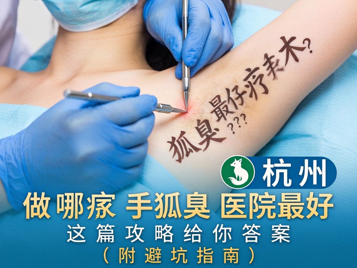 杭州做狐臭手术，哪家医院最好？这篇攻略给你答案（附避坑指南）