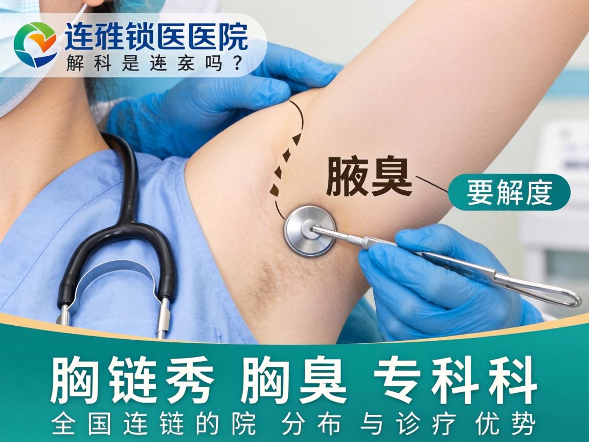 深度解析，腋秀腋臭专科是连锁医院吗？全国连锁的分院分布与诊疗优势