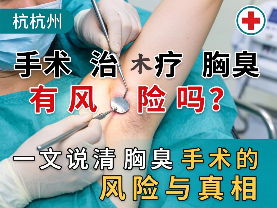 杭州手术治疗腋臭有风险吗？一文说清腋臭手术的风险与真相