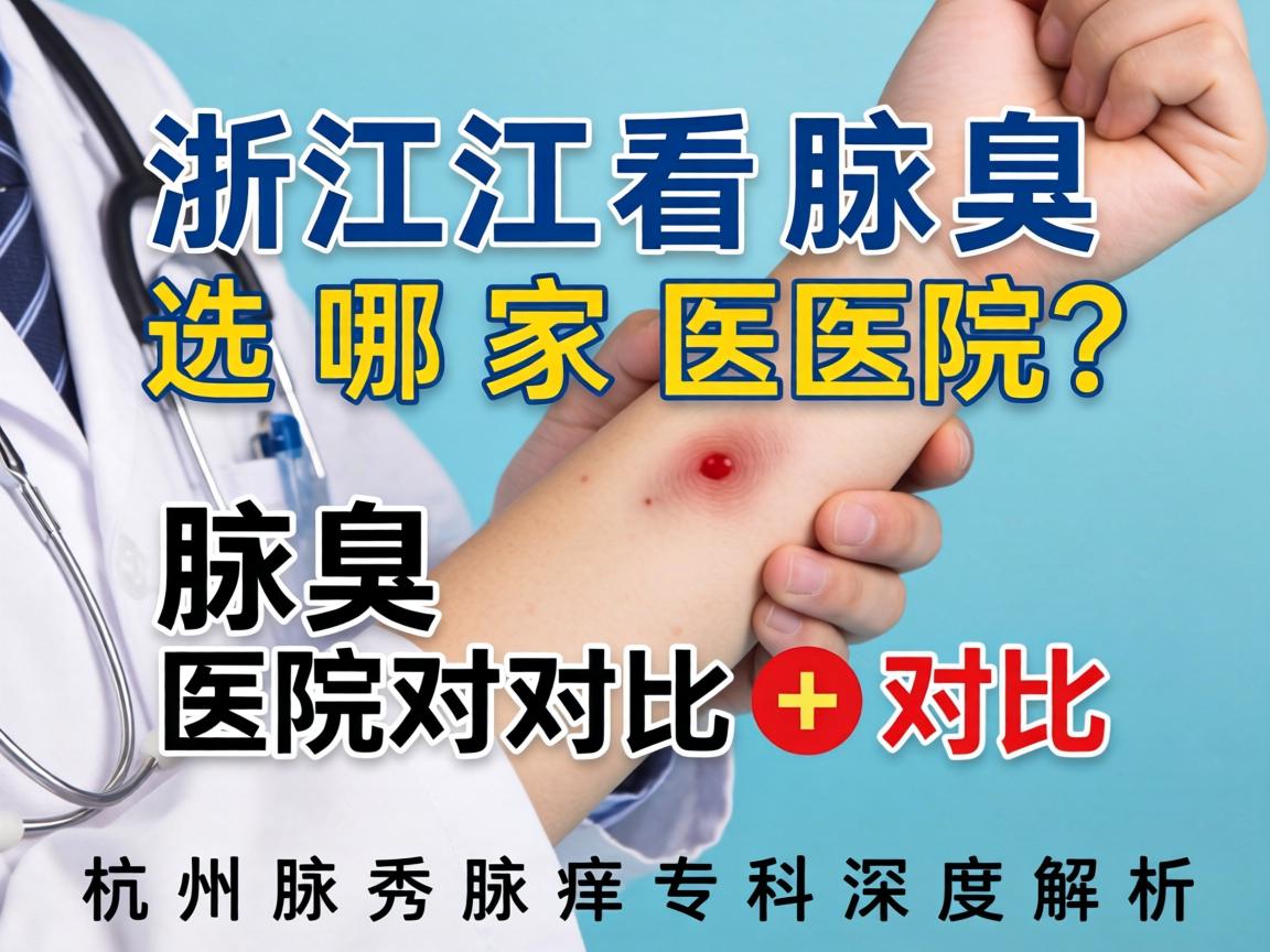 浙江看腋臭选哪家医院？腋臭医院对比+杭州腋秀腋臭专科深度解析