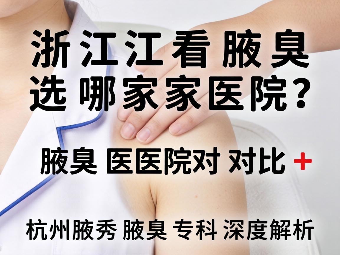 浙江看腋臭选哪家医院？腋臭医院对比+杭州腋秀腋臭专科深度解析
