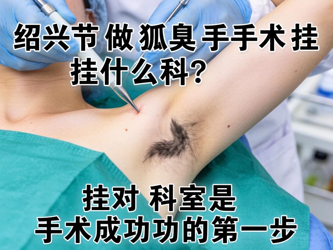 绍兴做狐臭手术挂什么科？挂对科室是手术成功的第一步