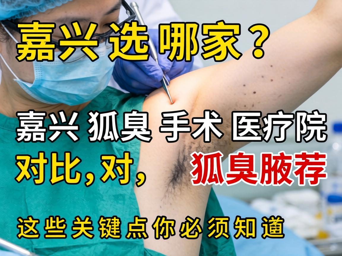 嘉兴狐臭手术选哪家？嘉兴狐臭手术医院对比，这些关键点你必须知道