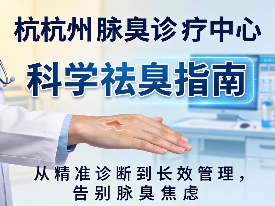 杭州腋臭诊疗中心的科学祛臭指南，从精准诊断到长效管理，告别腋臭焦虑