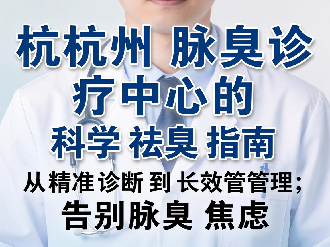 杭州腋臭诊疗中心的科学祛臭指南，从精准诊断到长效管理，告别腋臭焦虑