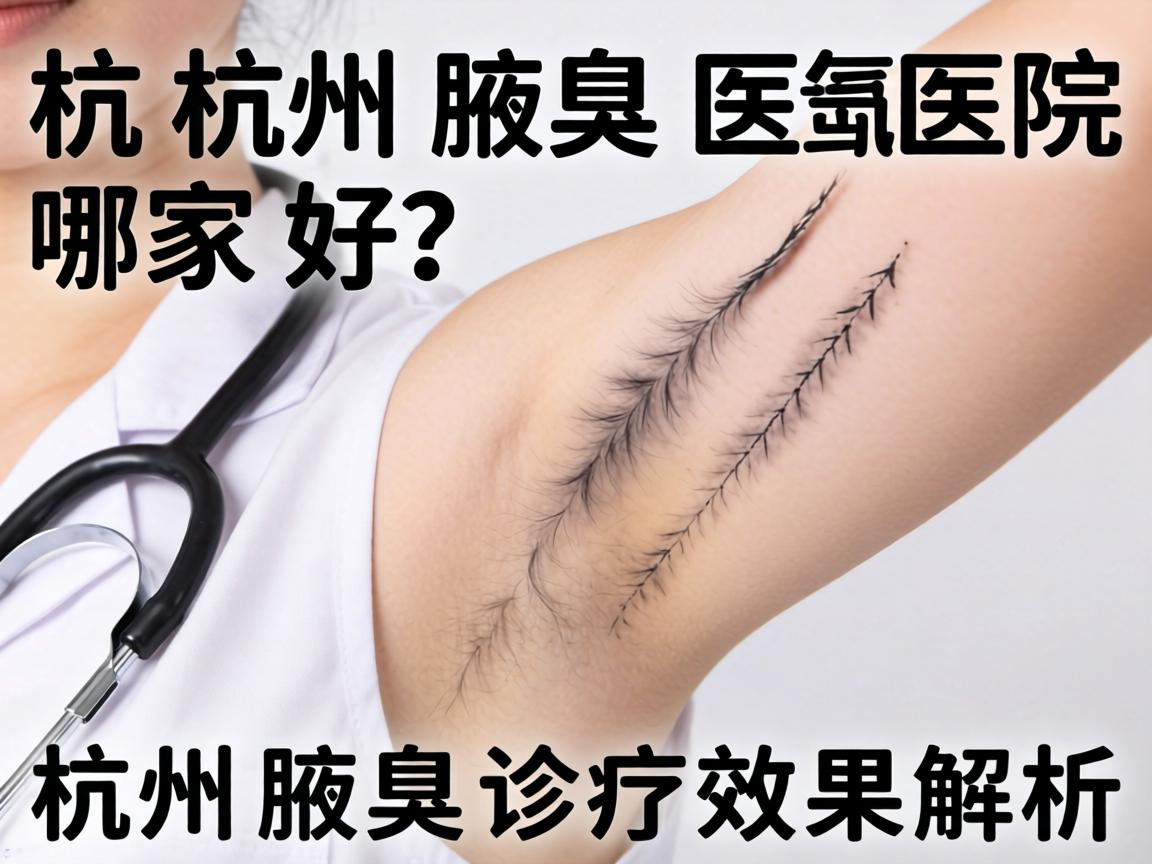 杭州腋臭医院哪家好？杭州腋臭诊疗效果解析