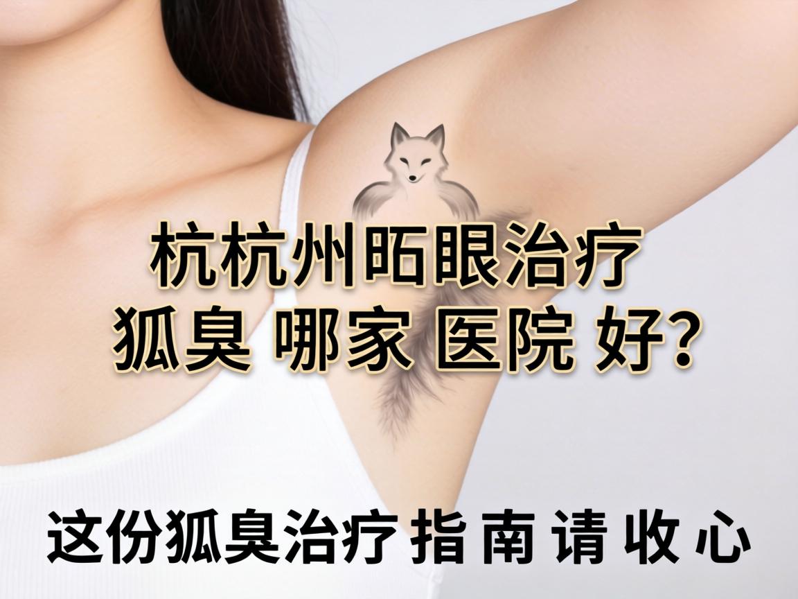 杭州治疗狐臭哪家医院好？这份狐臭治疗指南请收好