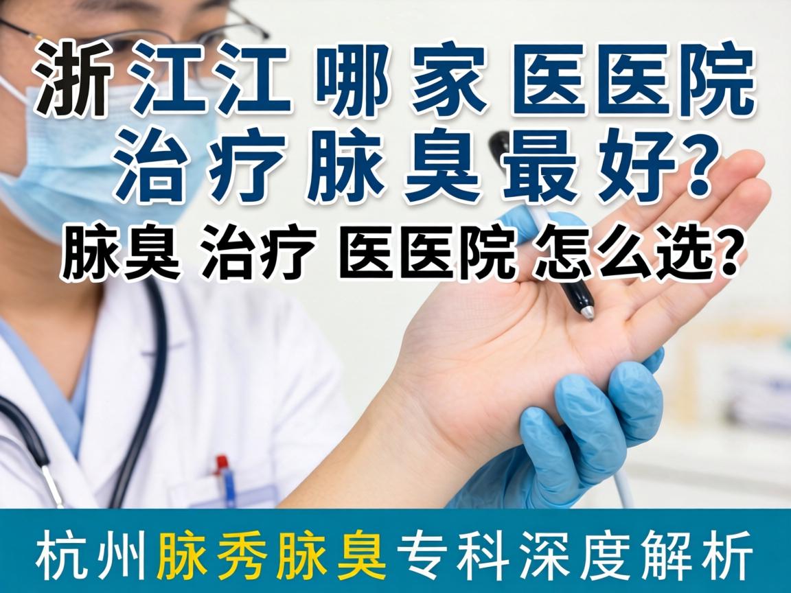 浙江哪家医院治疗腋臭最好？腋臭治疗医院怎么选？杭州腋秀腋臭专科深度解析