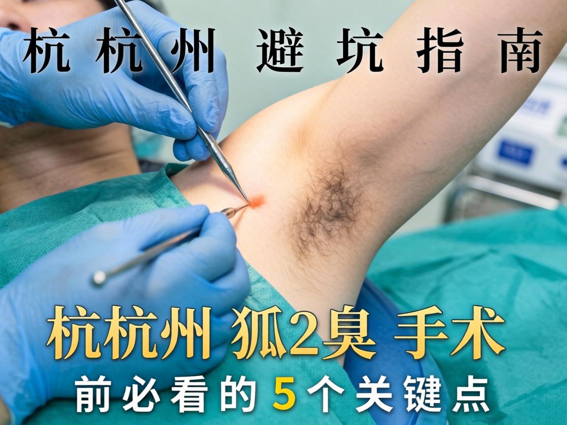 杭州狐臭手术避坑指南，杭州狐臭手术前必看的5个关键点