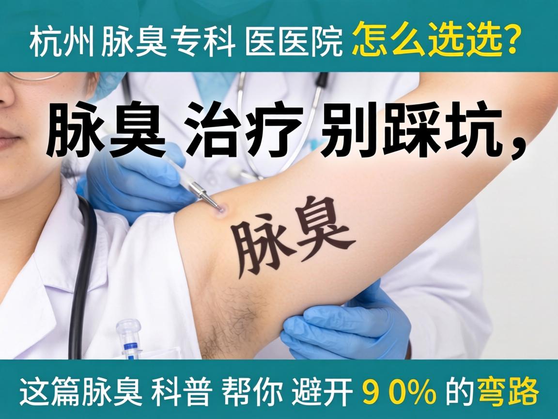 杭州腋臭专科医院怎么选?腋臭治疗别踩坑,这篇腋臭科普帮你避开90%的弯路 杭州腋臭专科医院怎么选?腋臭治疗别踩坑,这篇腋臭科普帮你避开90%的弯路