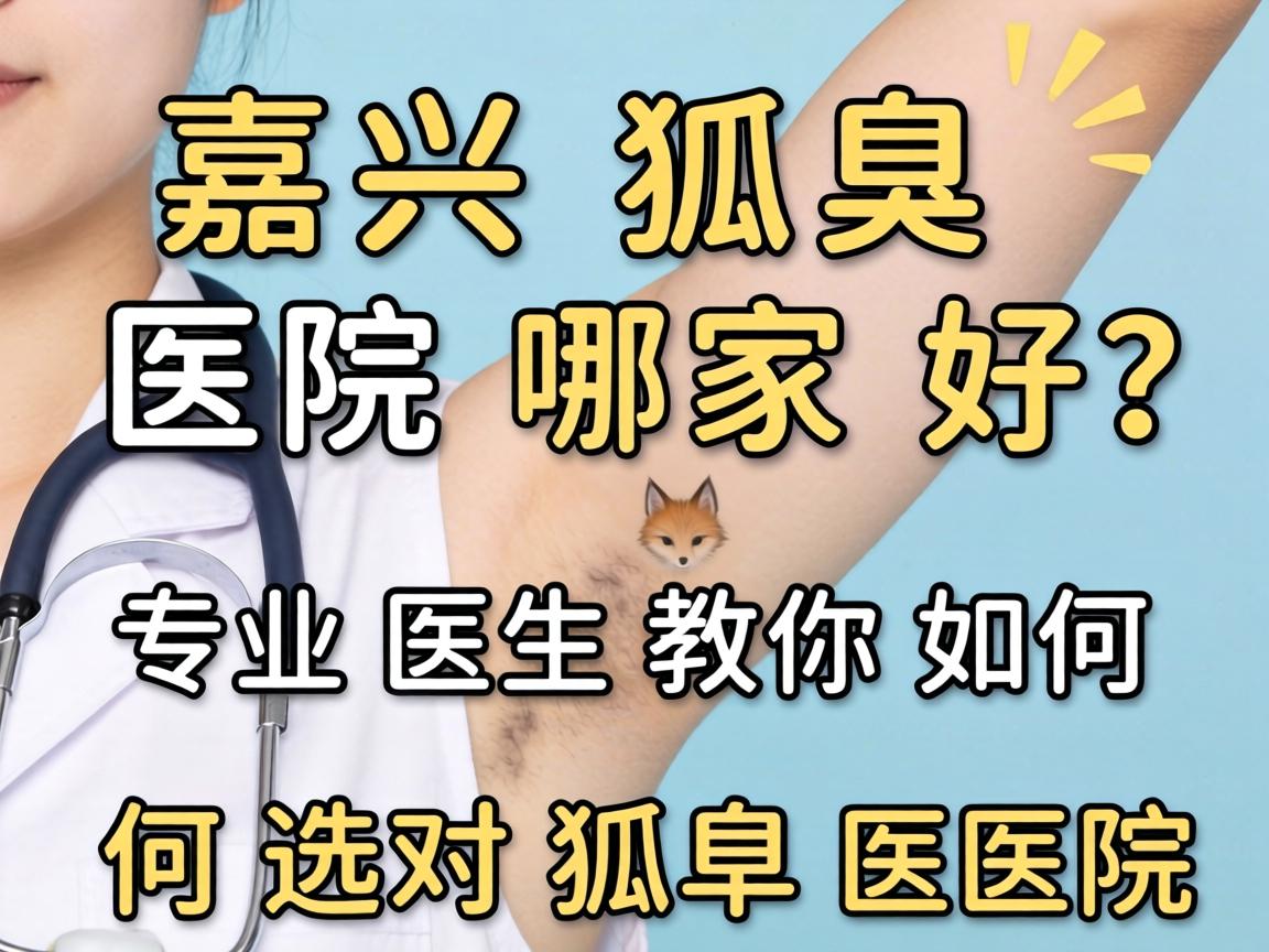 嘉兴狐臭医院哪家好？专业医生教你如何选对狐臭医院