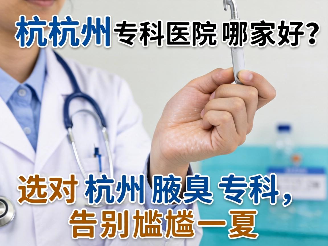 杭州腋臭专科医院哪家好？选对杭州腋臭专科，告别尴尬一夏