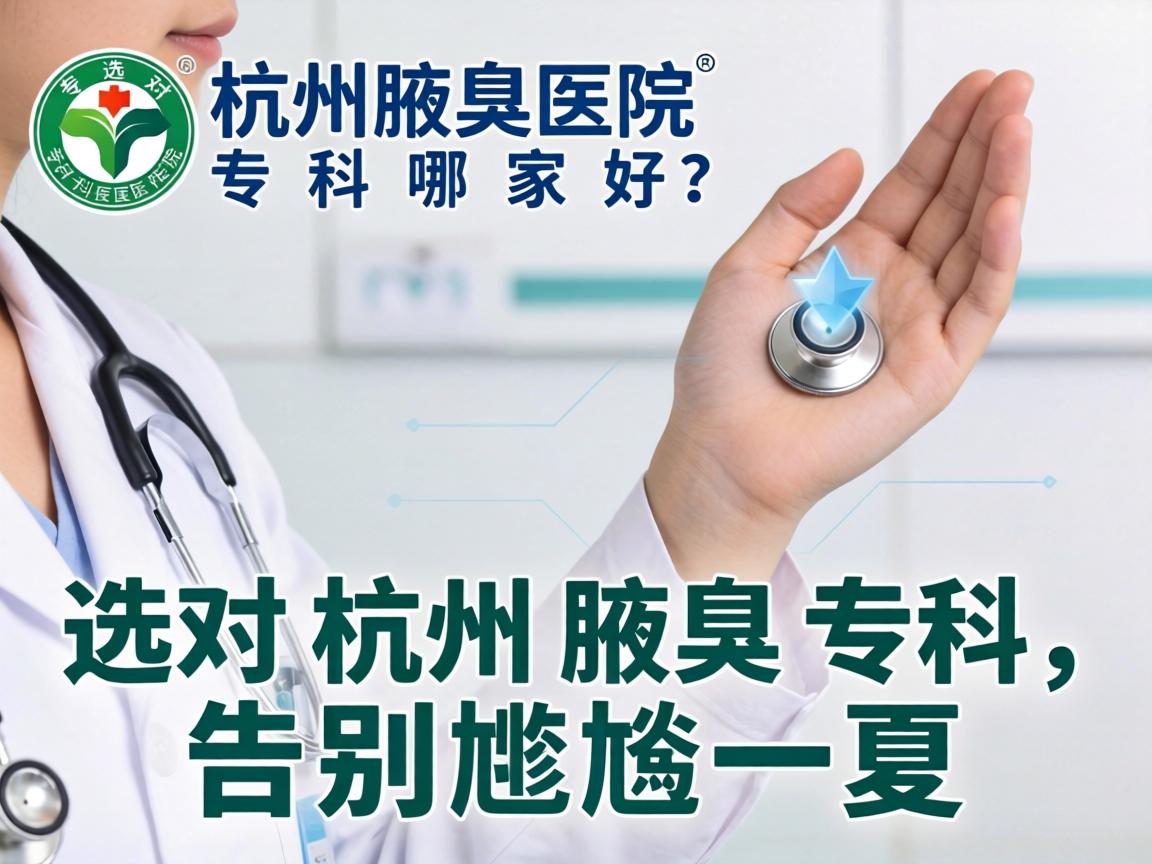 杭州腋臭专科医院哪家好？选对杭州腋臭专科，告别尴尬一夏