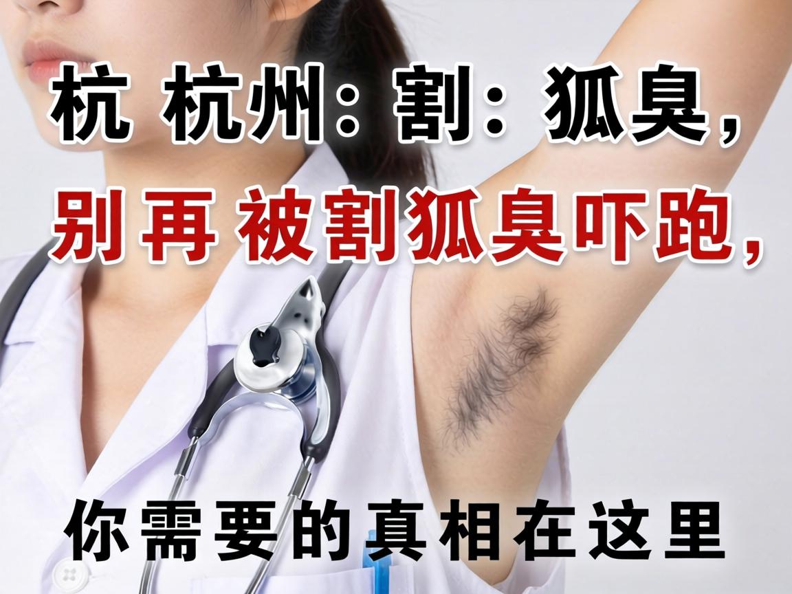 杭州割狐臭，别再被割狐臭吓跑，你需要的真相在这里