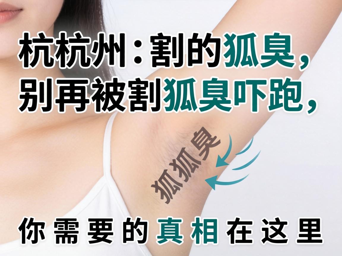 杭州割狐臭，别再被割狐臭吓跑，你需要的真相在这里