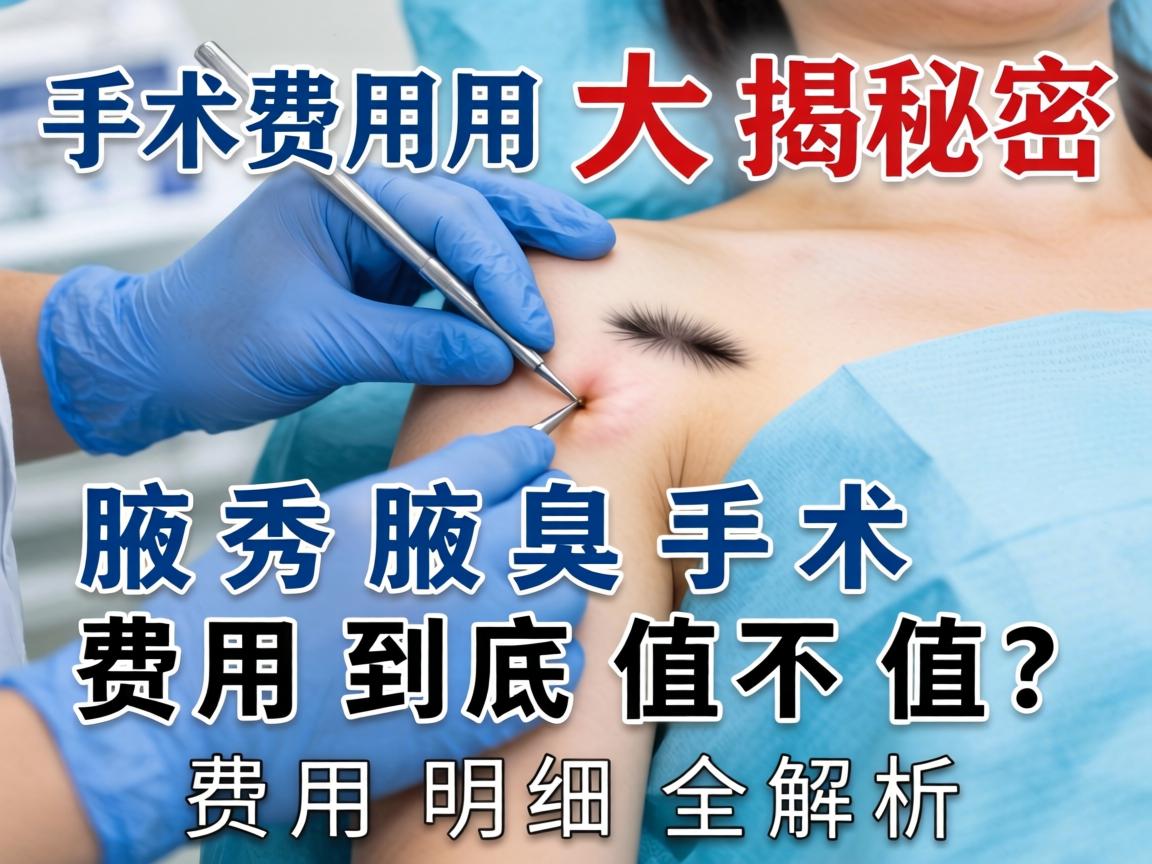 腋臭手术费用大揭秘，腋秀腋臭手术费用到底值不值？费用明细全解析