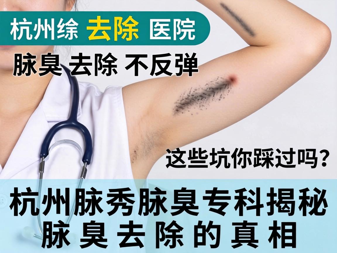 杭州腋臭去除医院，腋臭去除不反弹，这些坑你踩过吗？杭州腋秀腋臭专科揭秘腋臭去除的真相