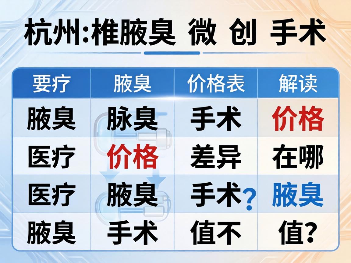 杭州腋臭微创手术价格表解读,腋臭手术价格差异在哪?腋臭手术值不值? 杭州腋臭微创手术价格表解读,腋臭手术价格差异在哪?腋臭手术值不值?