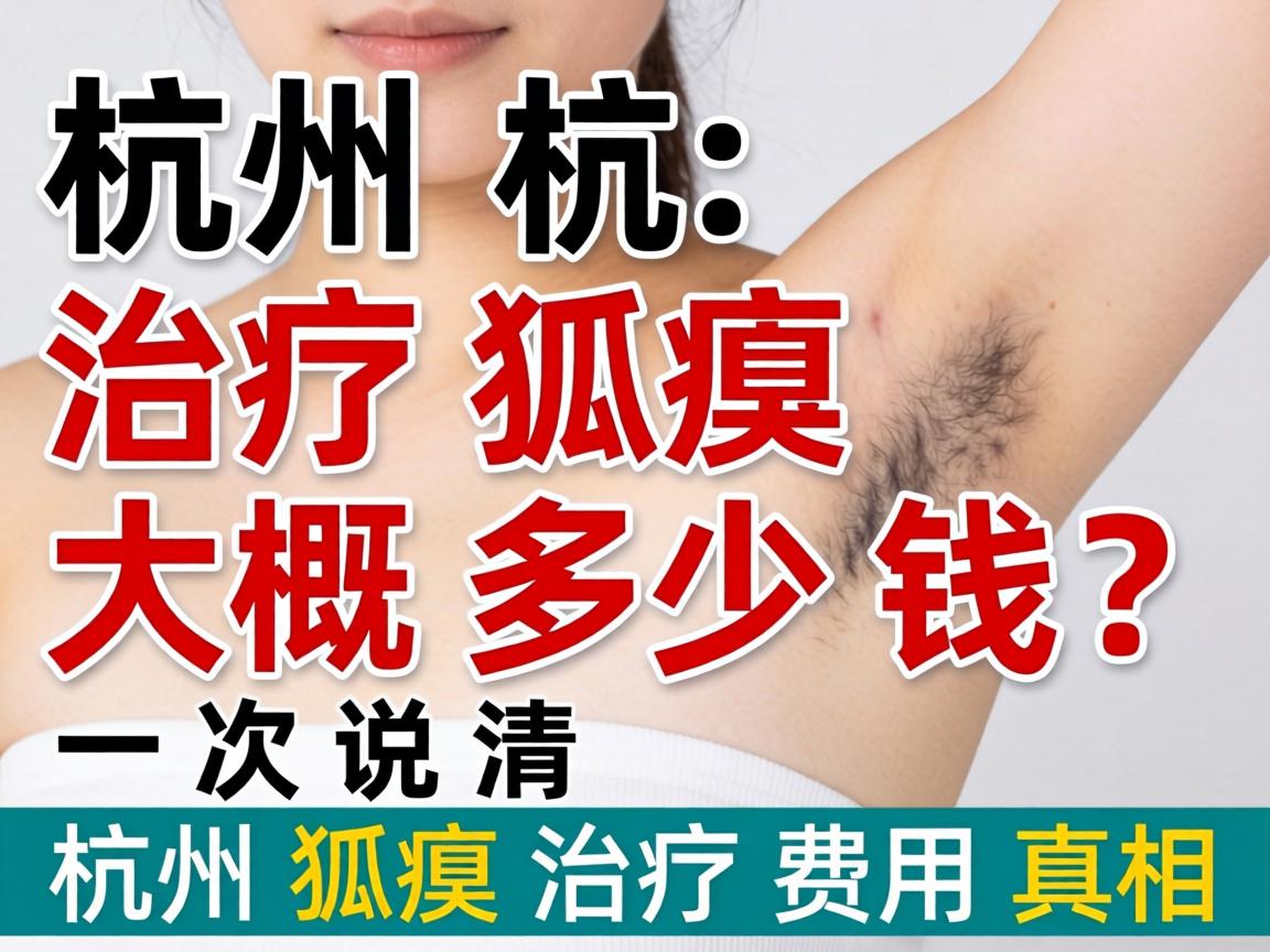 杭州治疗狐臭大概多少钱？一次说清杭州狐臭治疗费用真相