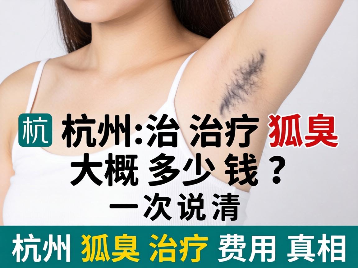 杭州治疗狐臭大概多少钱？一次说清杭州狐臭治疗费用真相