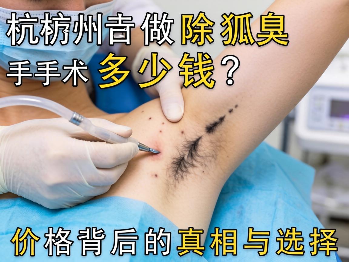 杭州做除狐臭手术多少钱？价格背后的真相与选择