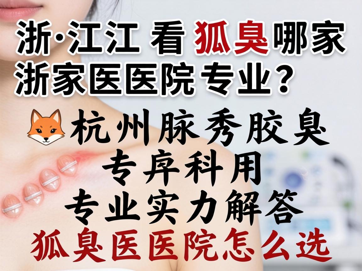 浙江看狐臭哪家医院专业？杭州腋秀腋臭专科用专业实力解答狐臭医院怎么选