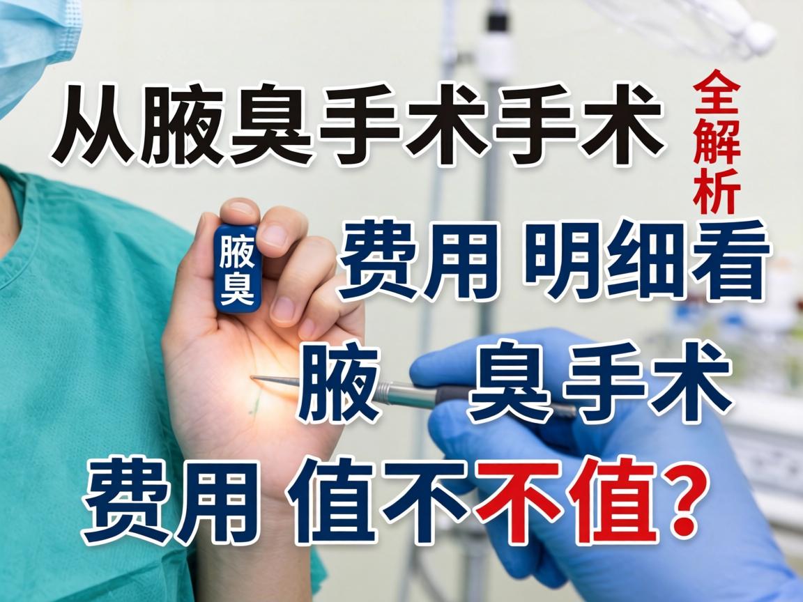 腋臭手术费用全解析，从腋臭手术费用明细看腋臭手术费用值不值？