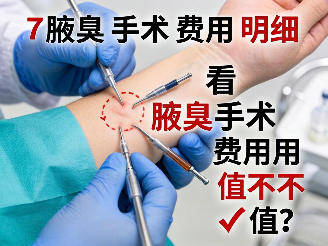 腋臭手术费用全解析，从腋臭手术费用明细看腋臭手术费用值不值？